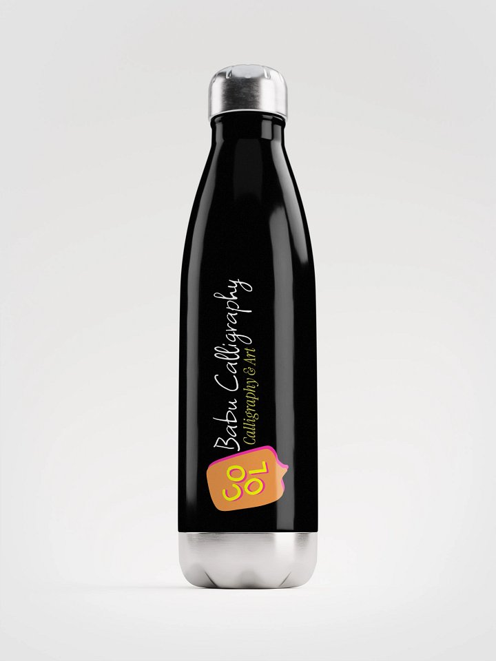 Cool Splash Stainless Steel Water Bottle | calligraphy designed product image (1)