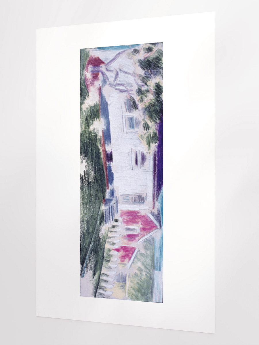 Three houses 1985 print product image (3)