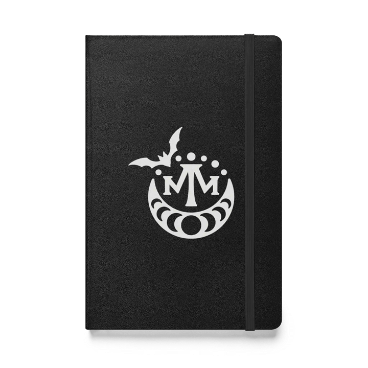 MM 𝖇𝖆𝖙 𝖑𝖔𝖌𝖔 hardcover journal product image (1)