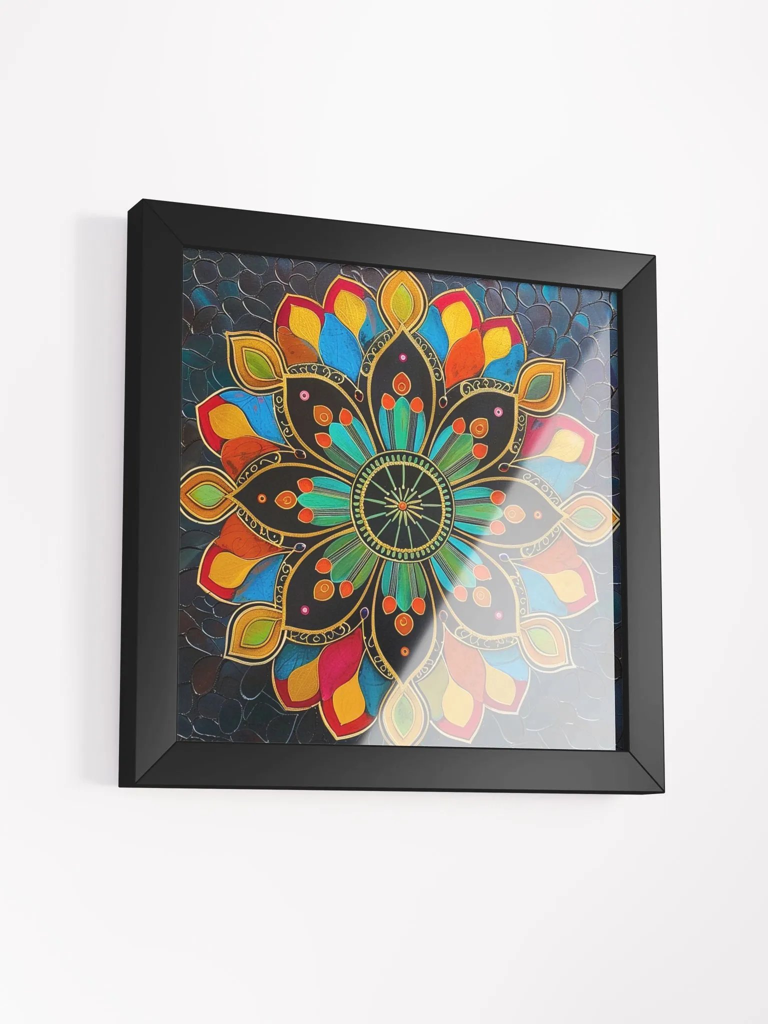 Colorful Mandala Pattern Wall Art product image (28)