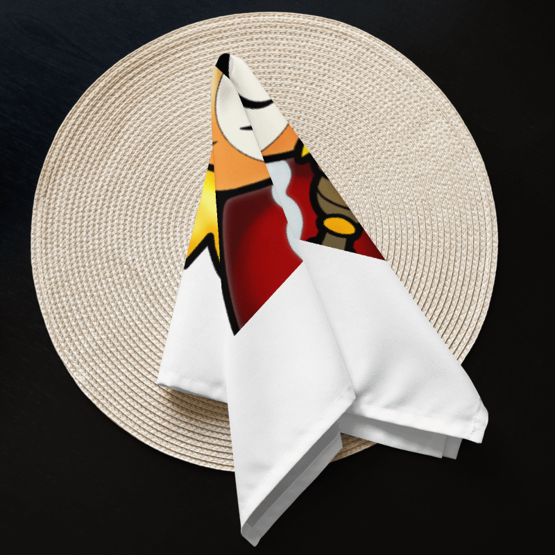 TheMafiaQueen Mood Royal Tigers Cloth Napkin Set product image (10)