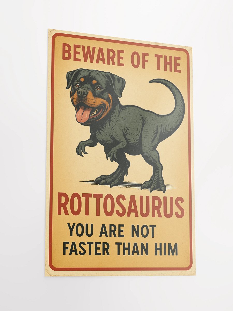 Beware of the Rottosaurus, You are not faster than him product image (4)
