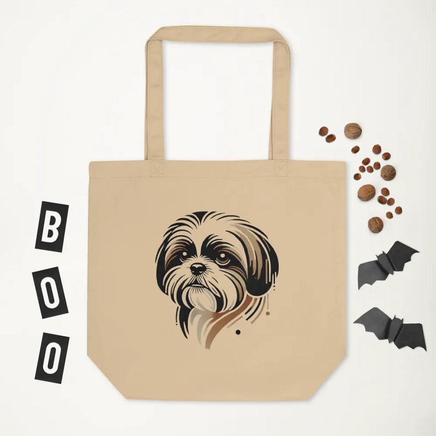 Shih Tzu Chic: Minimalist Tote Bag product image (6)
