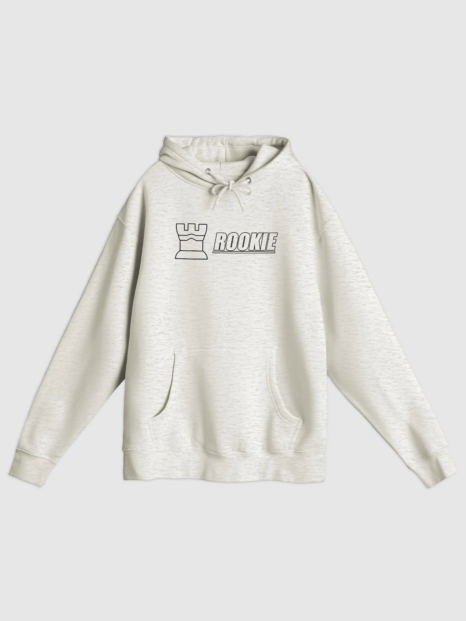 ROOKIE HOODIE (Black Text) product image (9)