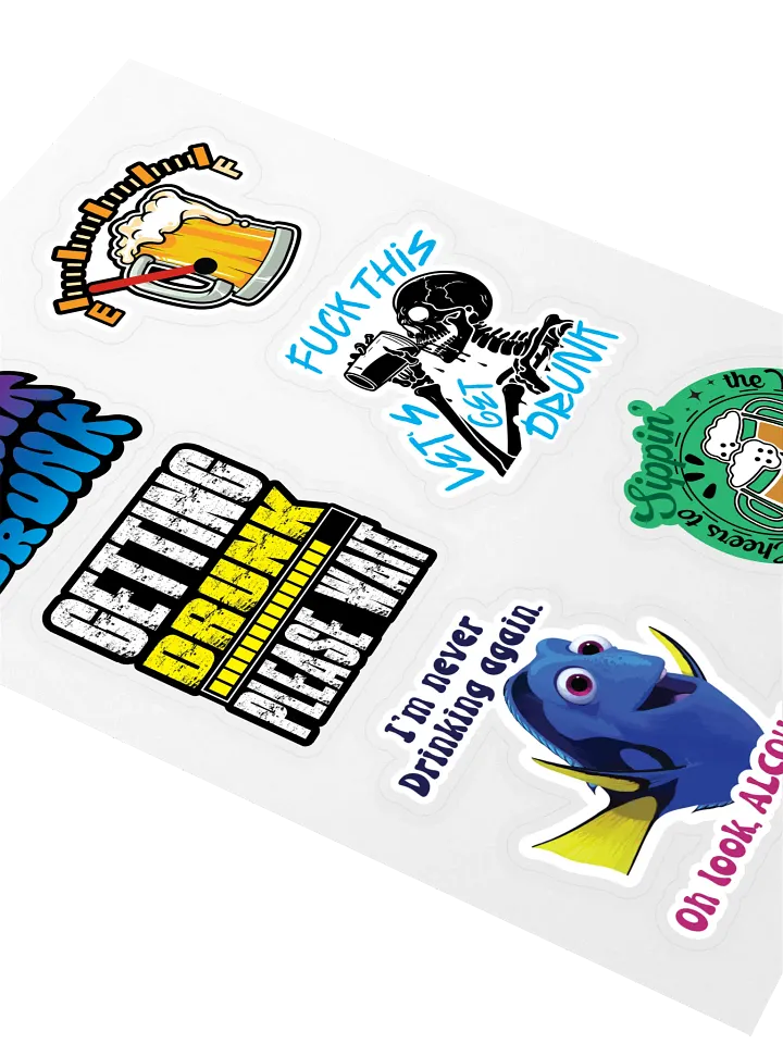 Drinking Sticker Pack product image (2)