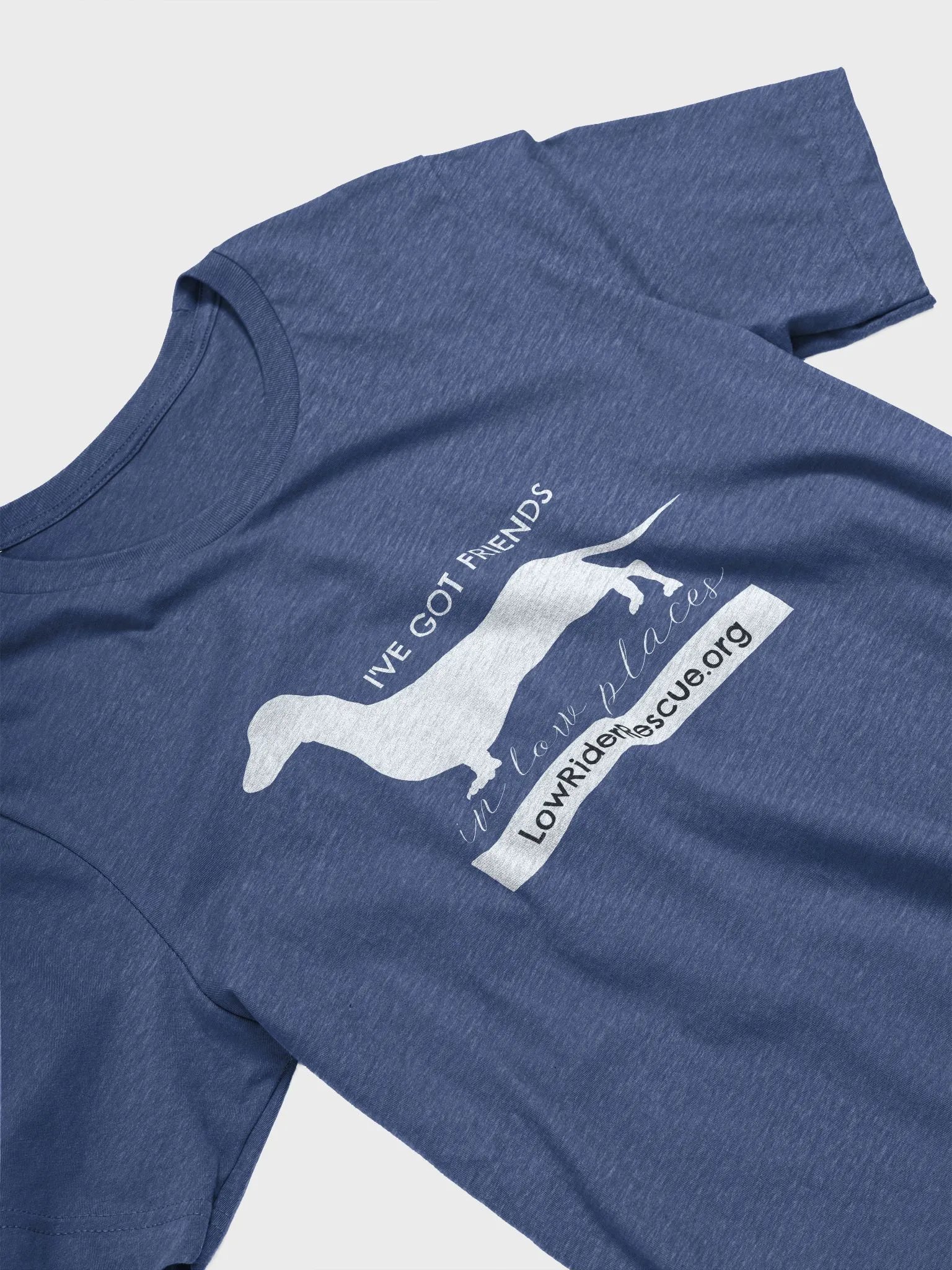 Unisex Dachshund "Friends in Low Places" T-shirt product image (3)