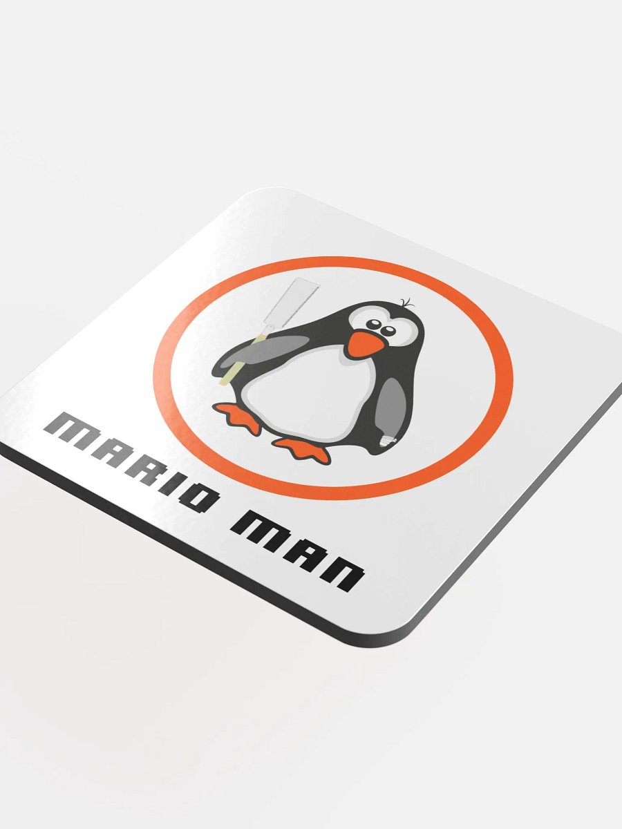 Mario Man Glossed Cork Coaster product image (4)