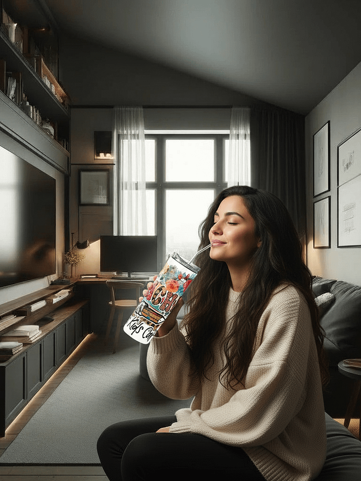 Stainless Steel Tumbler With Straw product image (1)