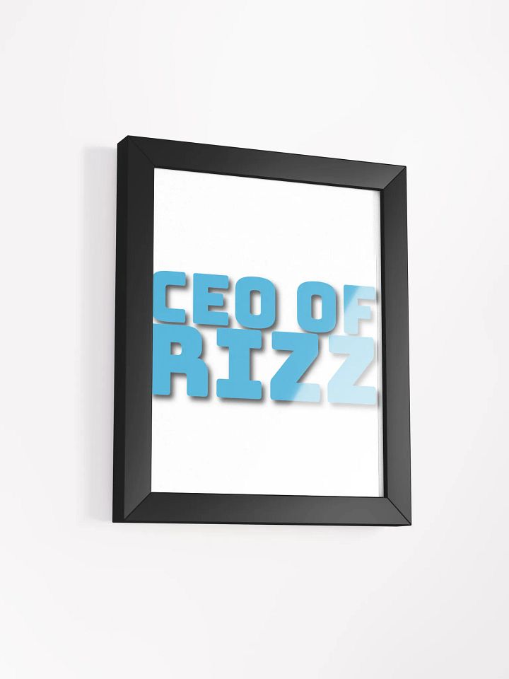 CEO Of Rizz Matte Poster product image (42)