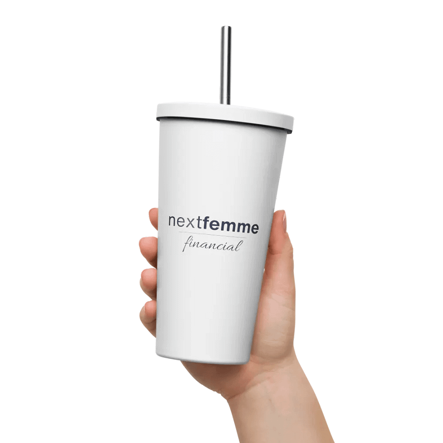 Insulated Tumbler Collection with Straw in Navy Logotype product image (7)