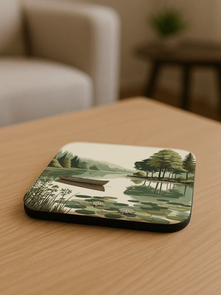 Lily Lake Cork Coaster product image (2)