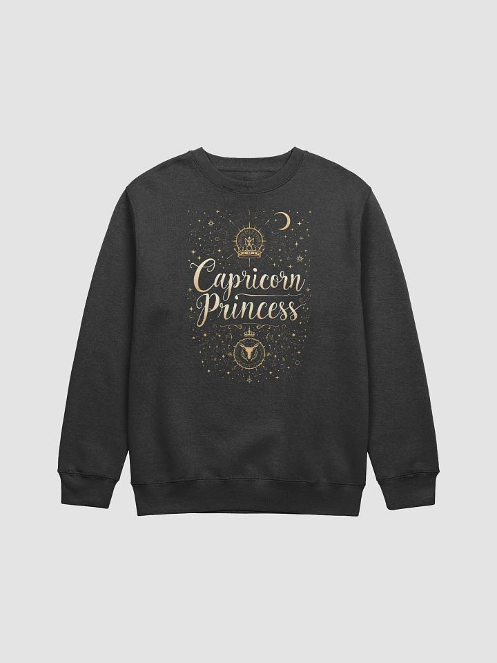 Capricorn Princess Glitter Sweatshirt product image (1)