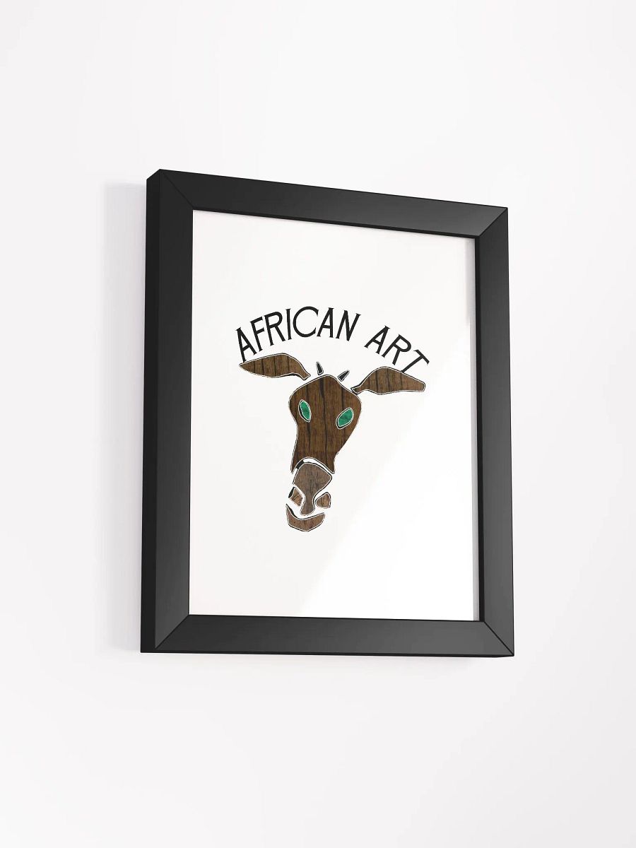 Eco-Friendly Ayous Wood Framed Matte Poster product image (13)