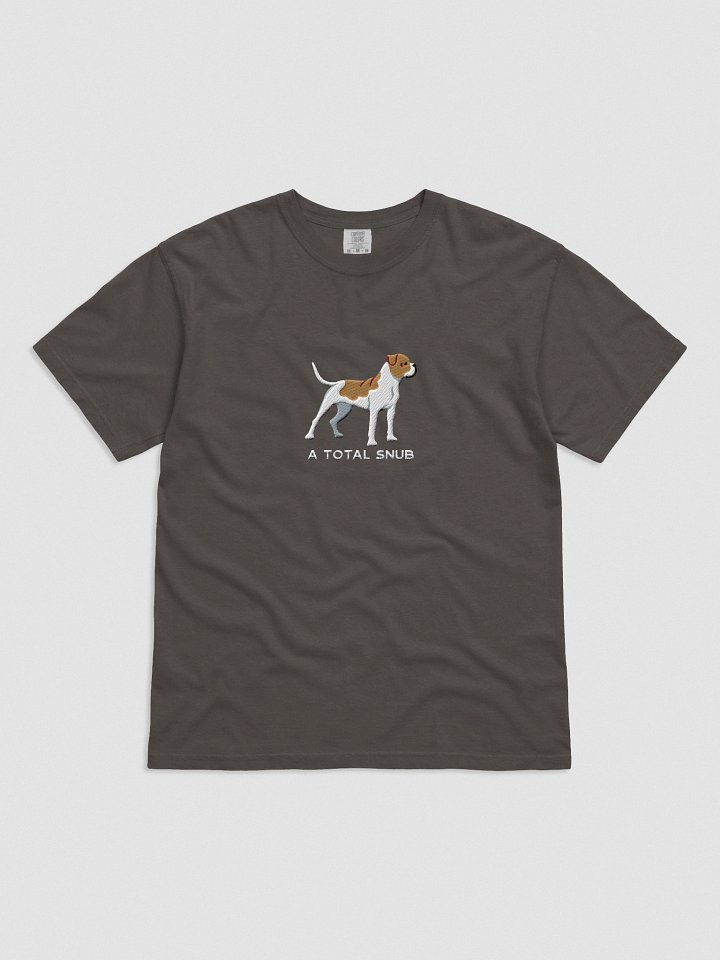 A Total Snub T-Shirt(Embroidered) of an American Bulldog(Tan) product image (21)