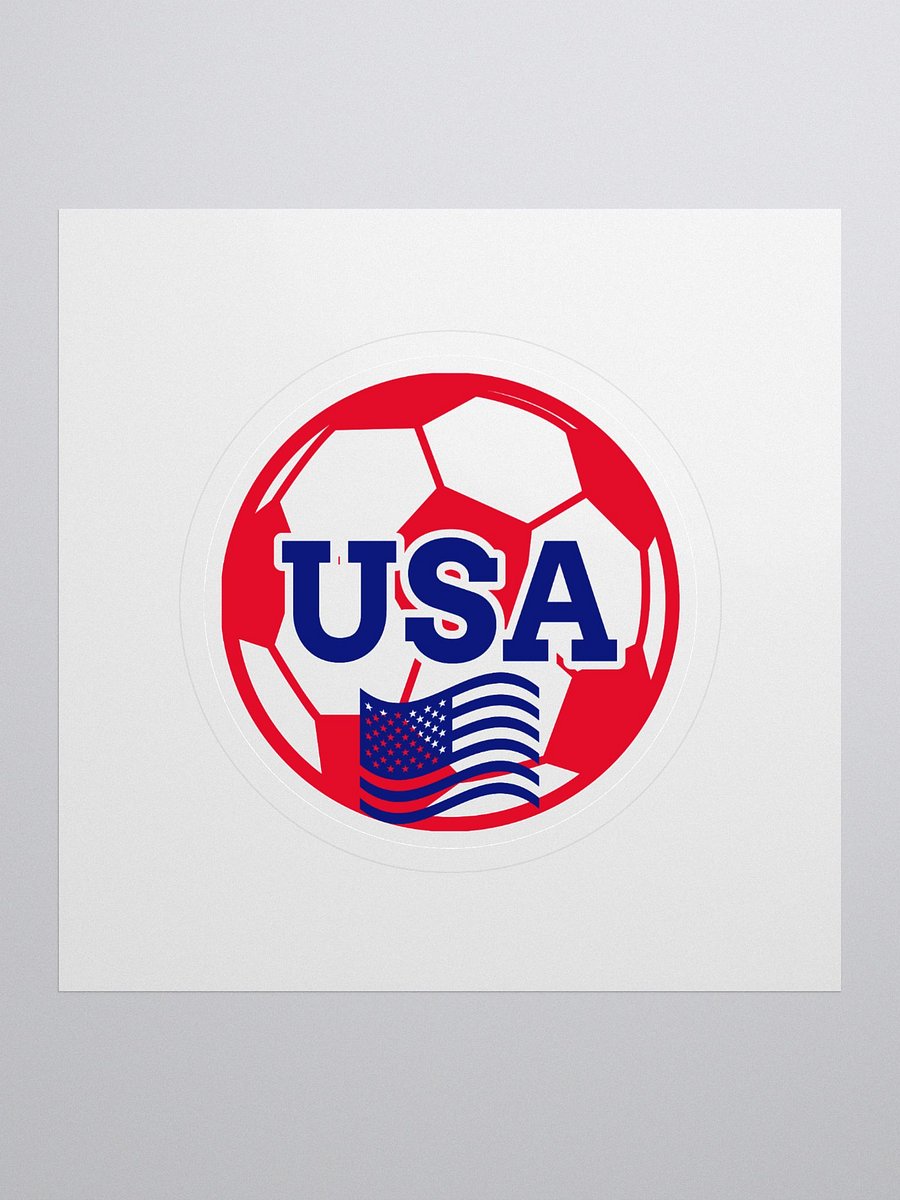 USA Soccer Flag Sticker product image (2)