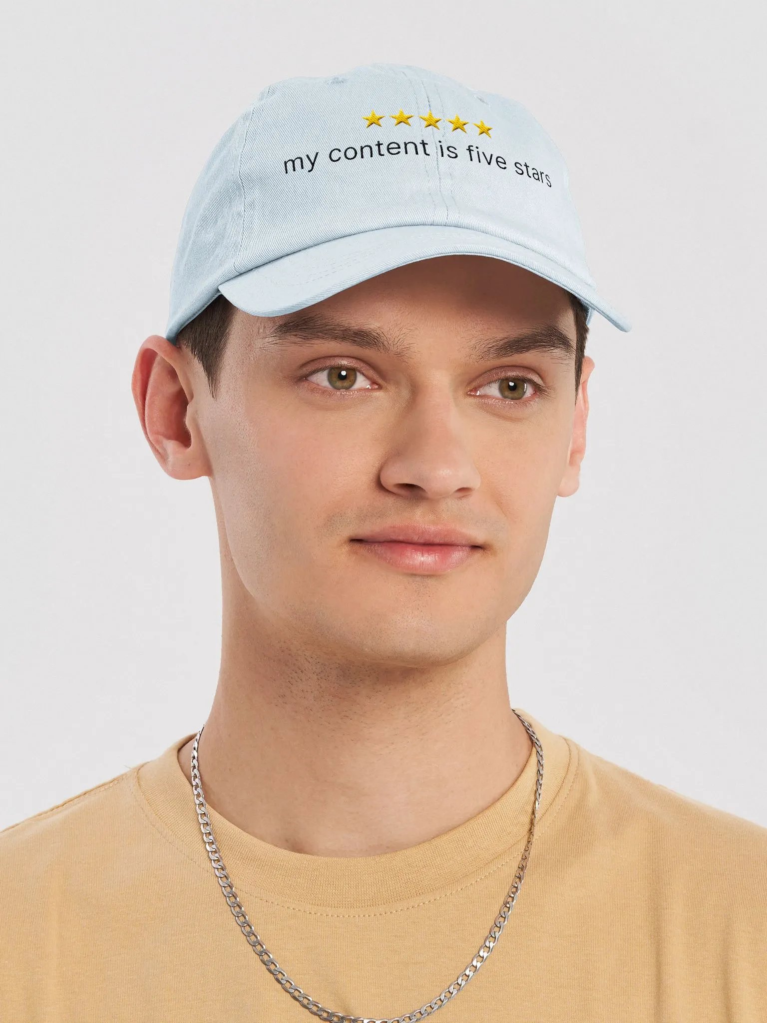 "My Content is 5 Stars" Baseball Hat product image (5)