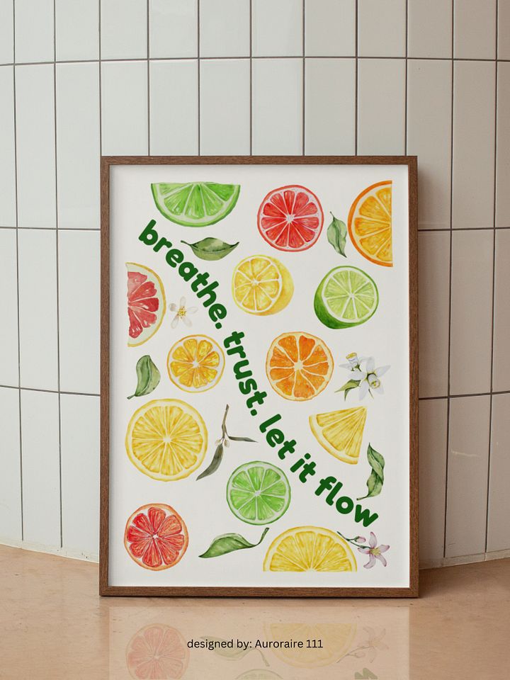 Let It Flow - Printable Wall Art | Digital Poster Download | Multiple Sizes Included product image (1)