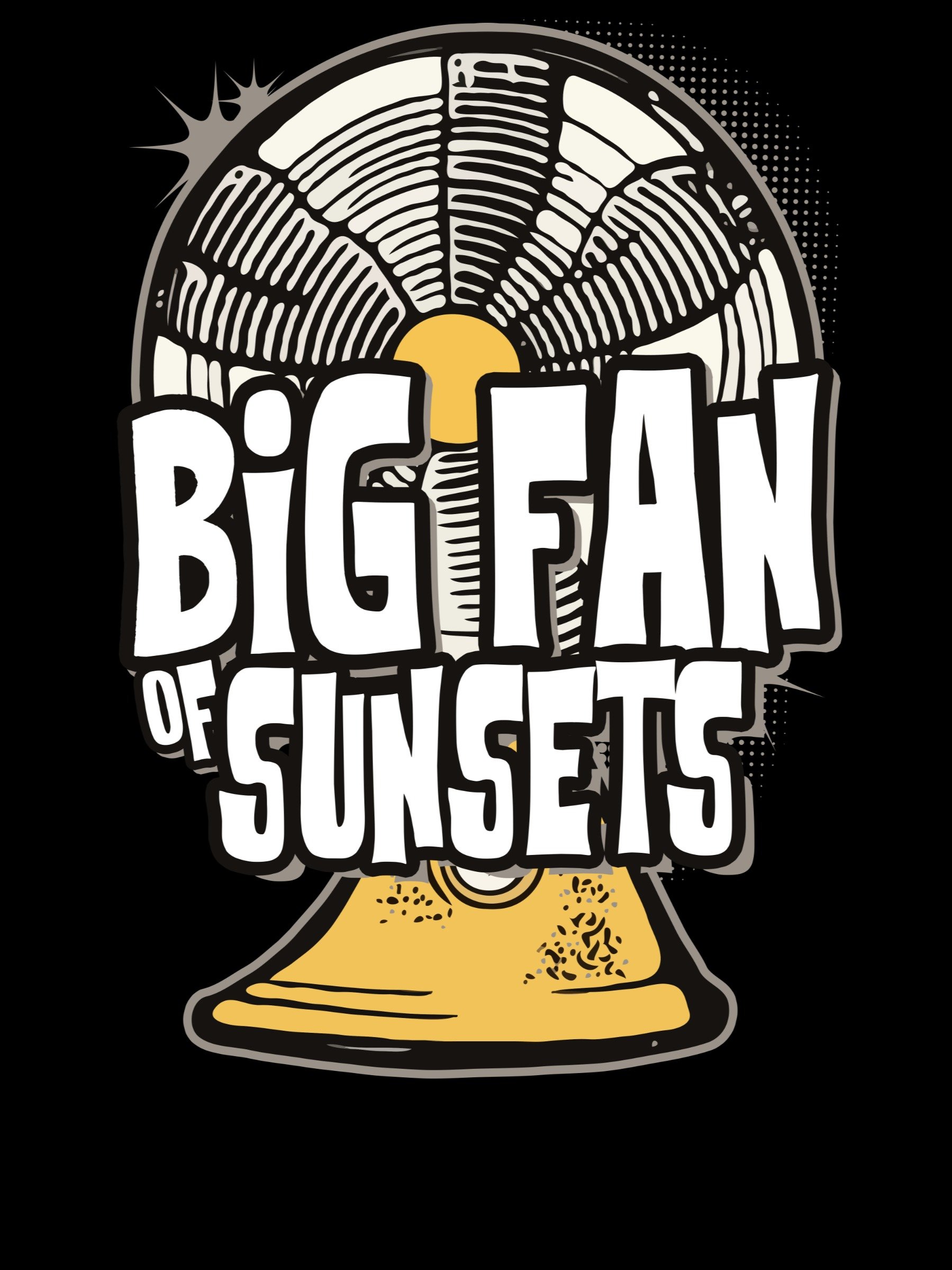 Big Fan of Sunsets Vintage Funny Pun product image (1)