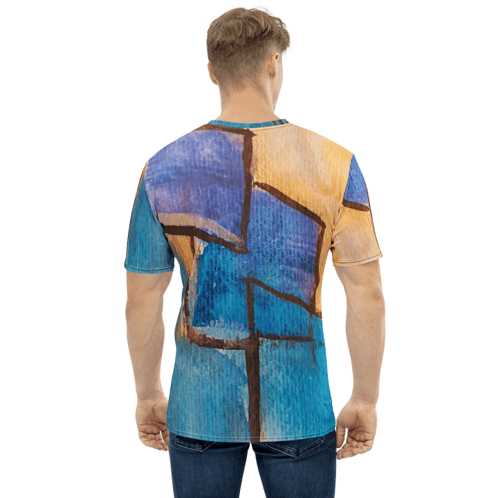 original art, abstract art on all over printed tshirt product image (1)