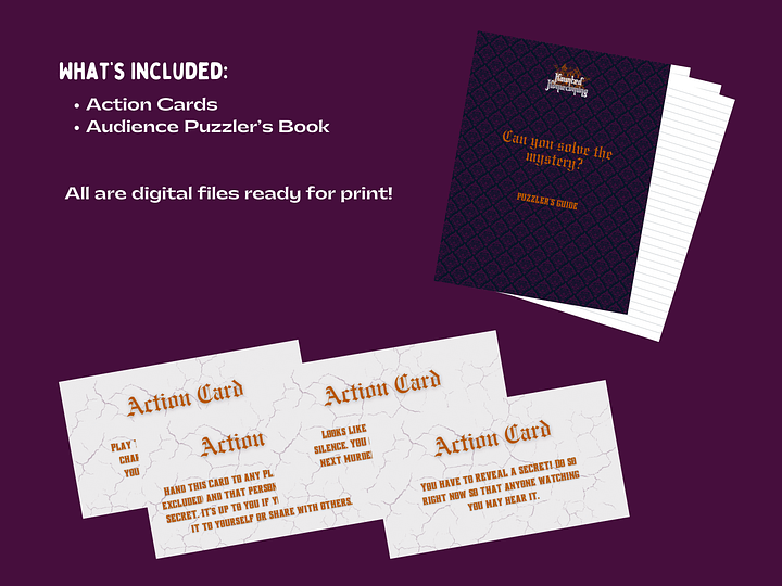 Haunted Homecoming - A Spooky Housewarming Murder Mystery - Extracurriculars Add-On product image (2)