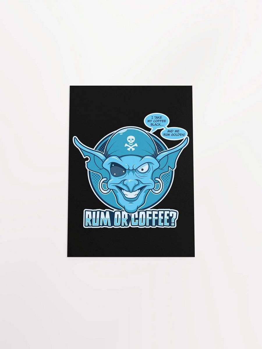 Funny College Student Poster – Coffee & Rum Humor product image (53)