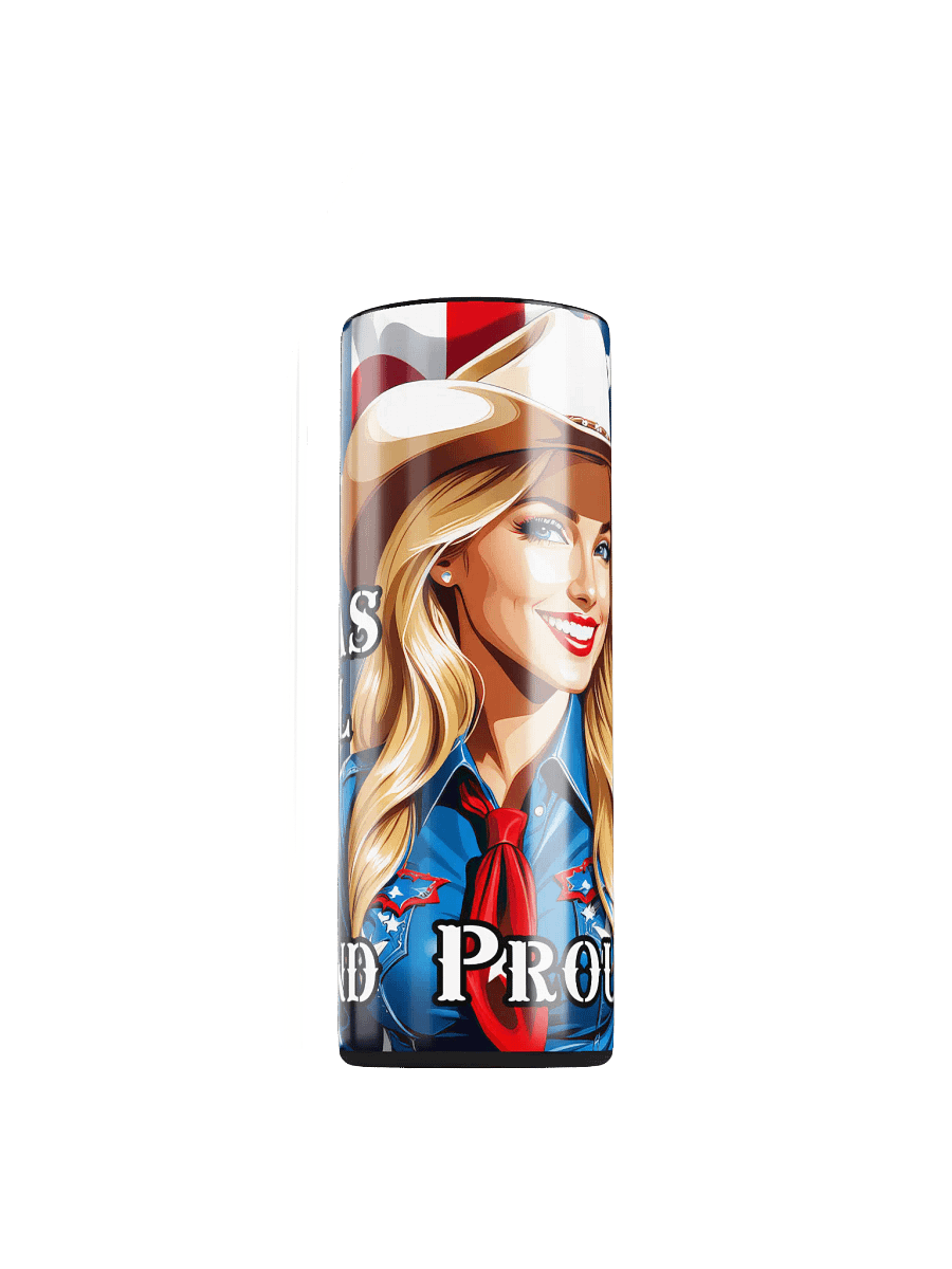Texas Girl 20 oz Skinny Stainless Steel Tumbler - v3 product image (1)
