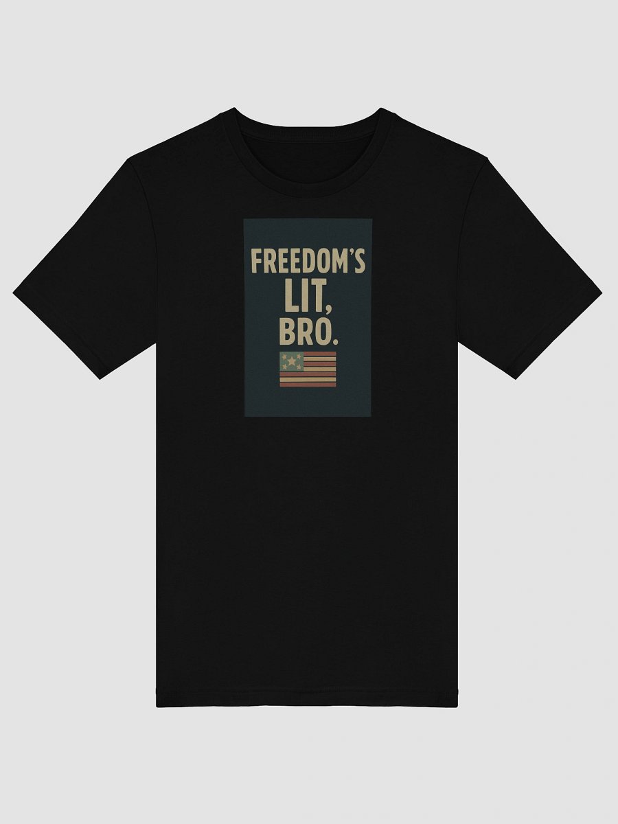 Freedom’s Lit, Bro — Vintage Tee product image (5)