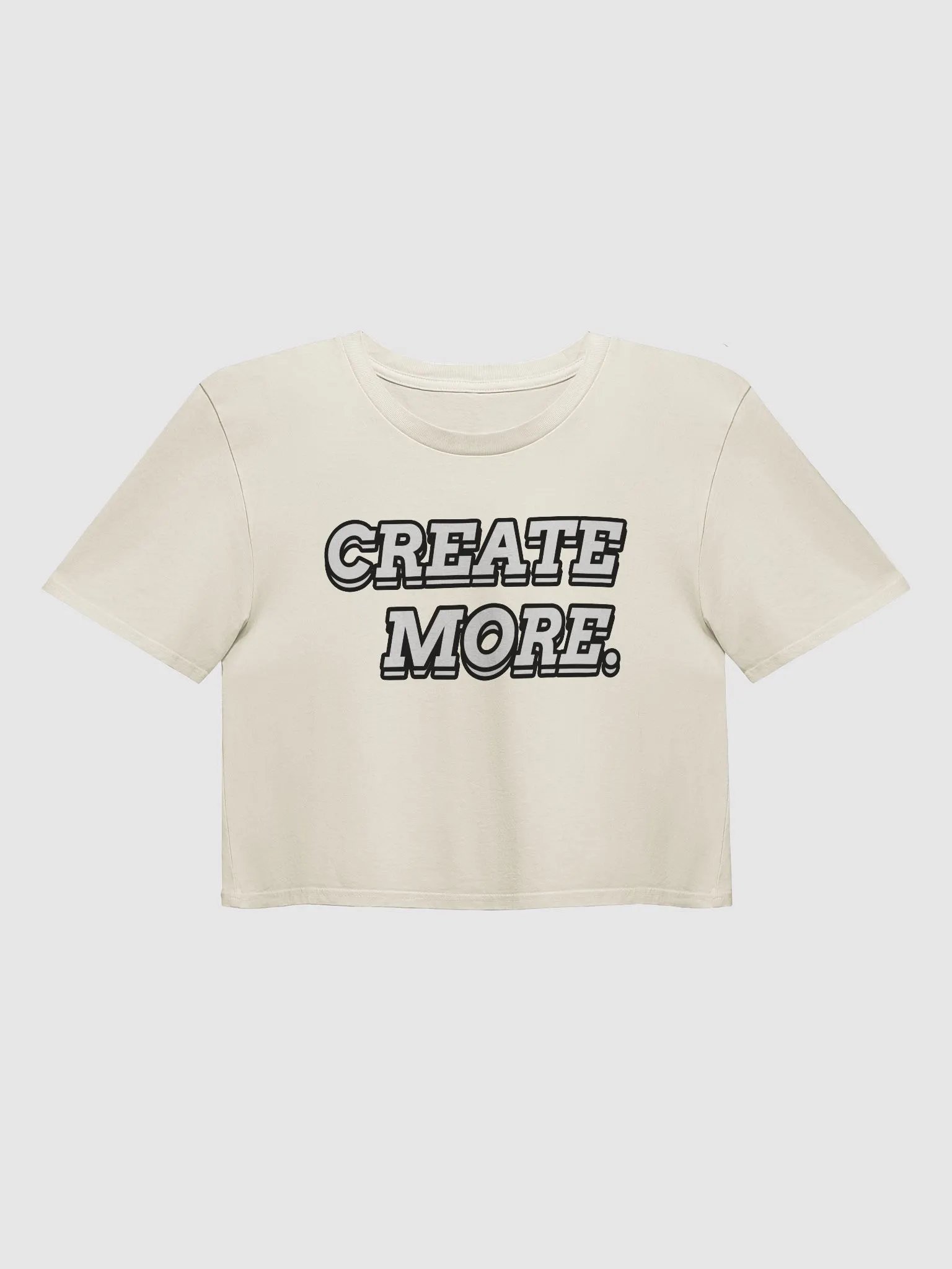 CREATE MORE. Crop Top product image (1)