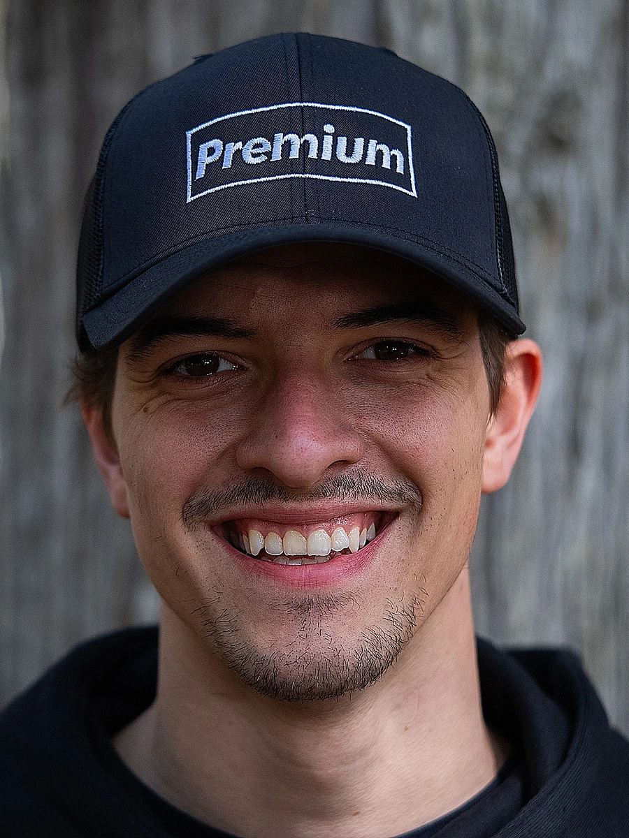 PREMIUM EMBROIDERED BLACK TRUCKER HAT product image (5)
