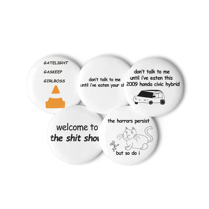 Comic Sans Collection Pin Set product image (2)