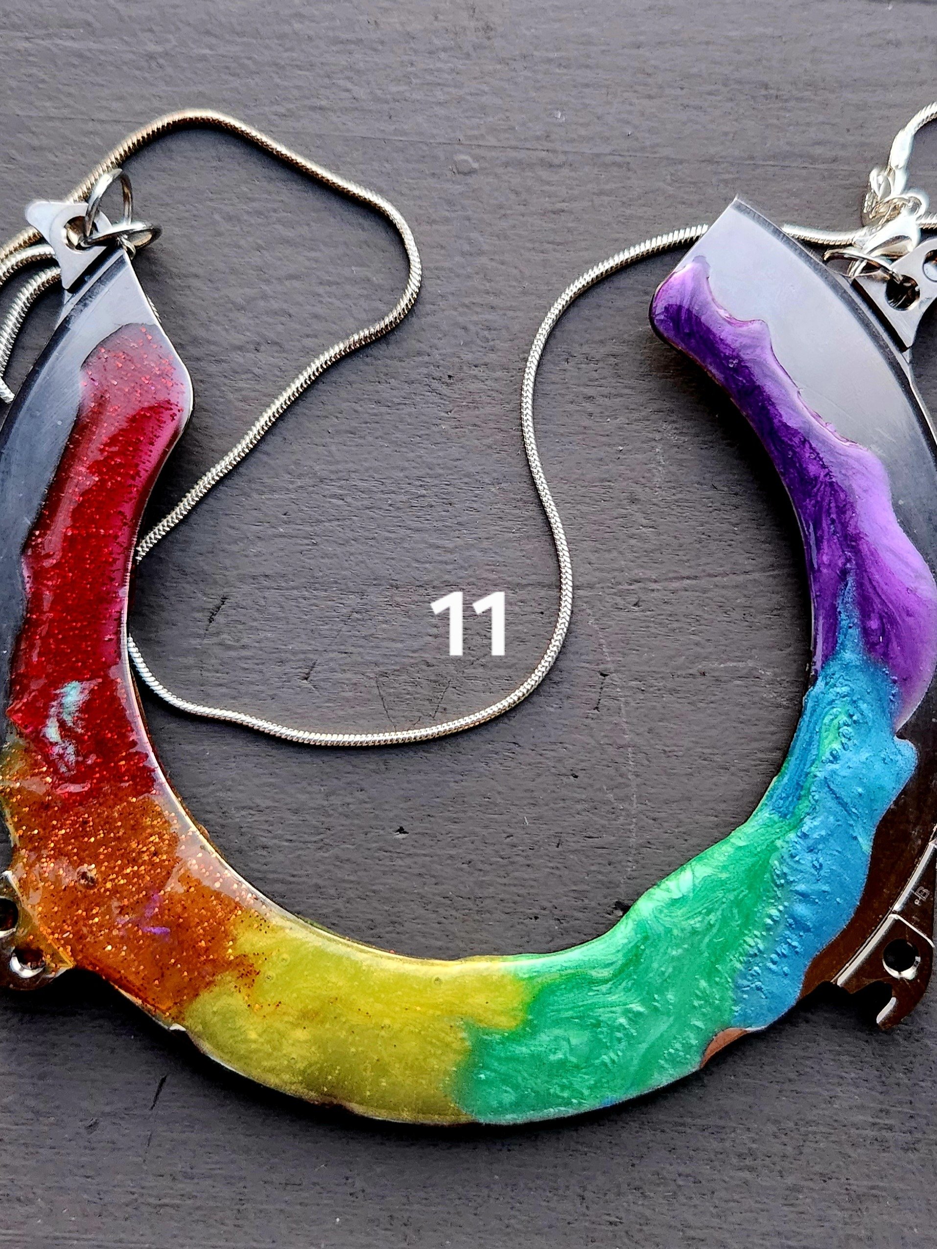 Paint Splatter Pride Flag Necklaces product image (11)