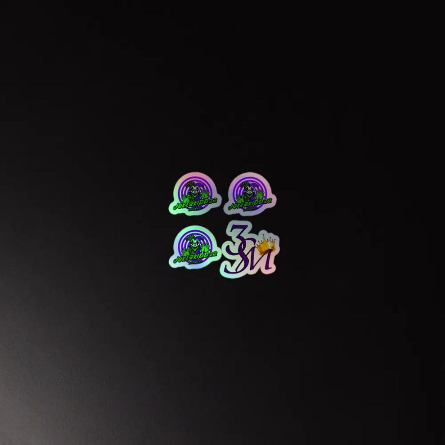 Mischievous Joker Holographic Sticker Sheet product image (4)
