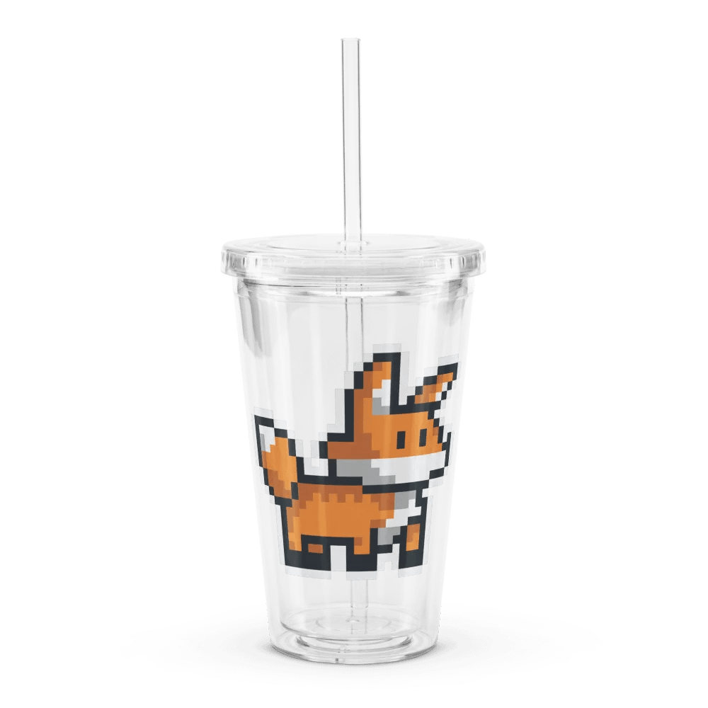 Whimsical Fox Pixel Art Tumbler product image (1)