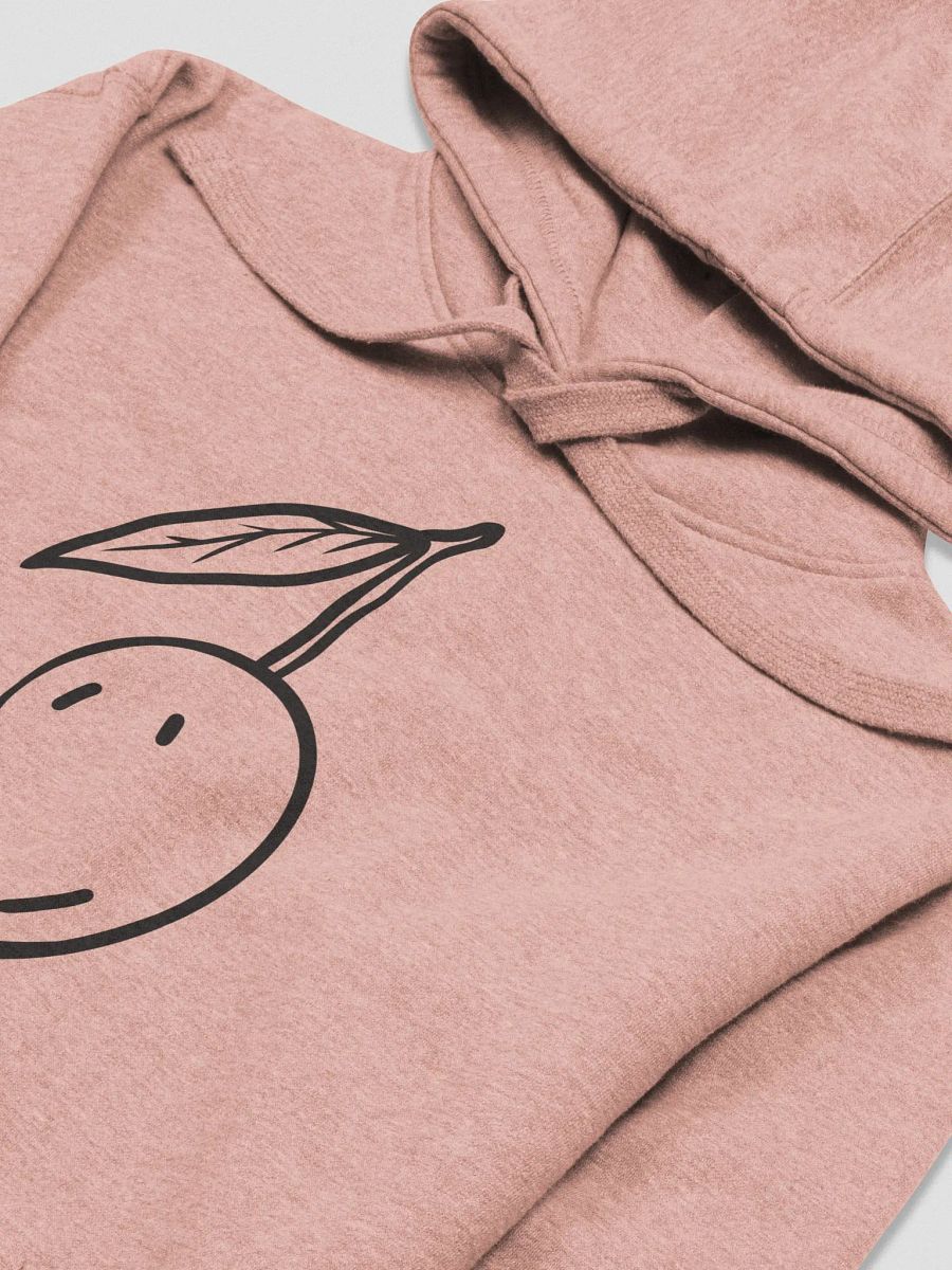 Mango Fruit Hoodie Cotton Heritage Unisex Premium Black Outline product image (28)