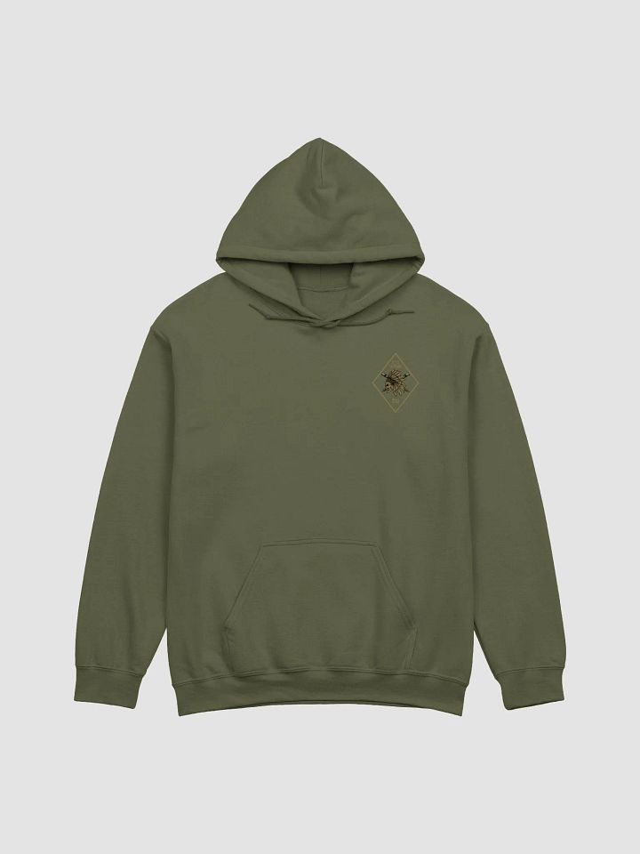 Tactical Collection - FDE Logo on OD Green Hoodie product image (1)