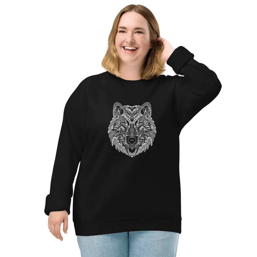 Mandala Wolf Unisex Sweatshirt product image (6)