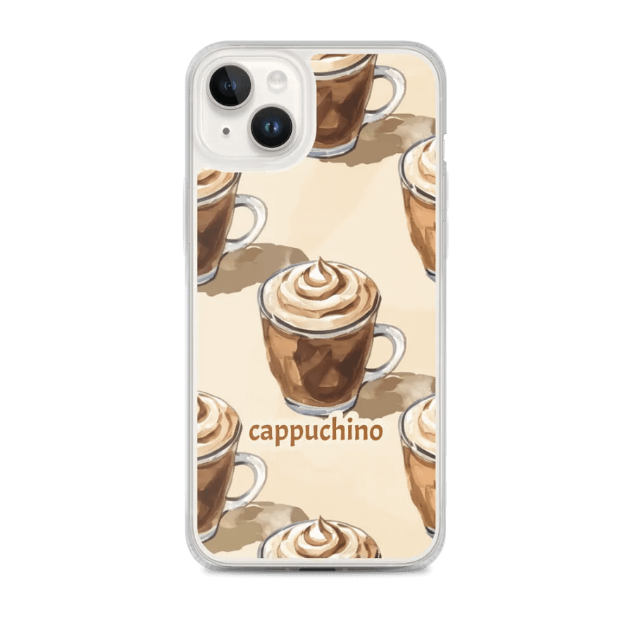 Cappuccino Delight iPhone® MagSafe® Clear Case product image (1)
