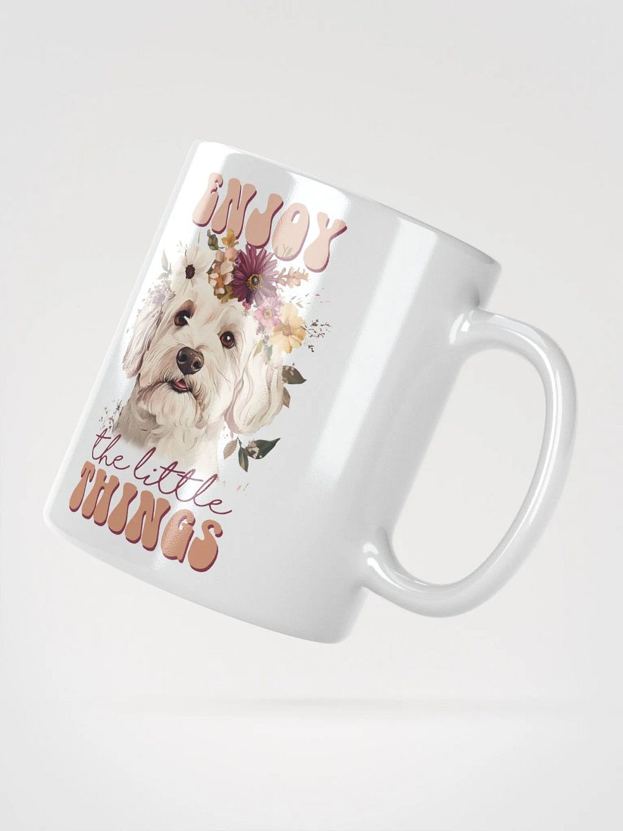 Enjoy The Little Things Floral Dog Mug product image (3)