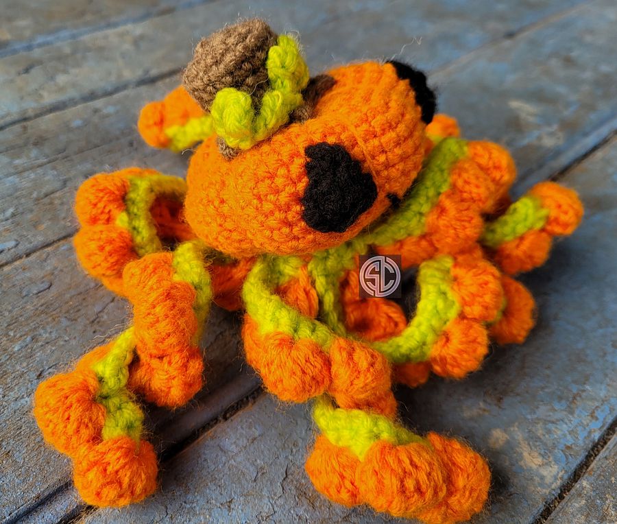 Pumpkin Octopus - Made to order 🐑 product image (3)