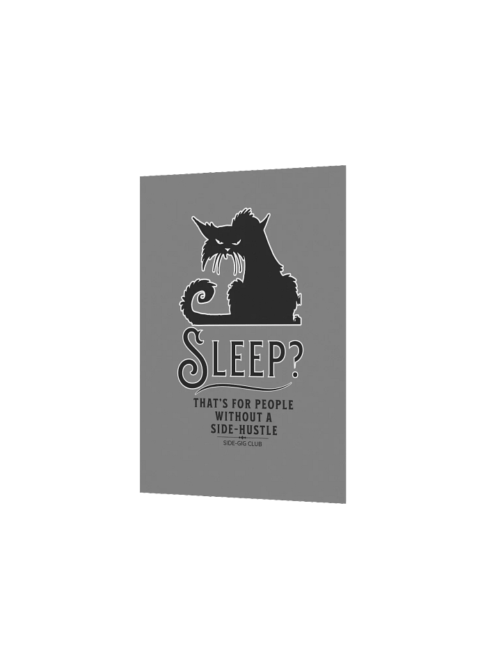 Sleepless Grind: Hustler Cat Poster (Unframed) product image (13)