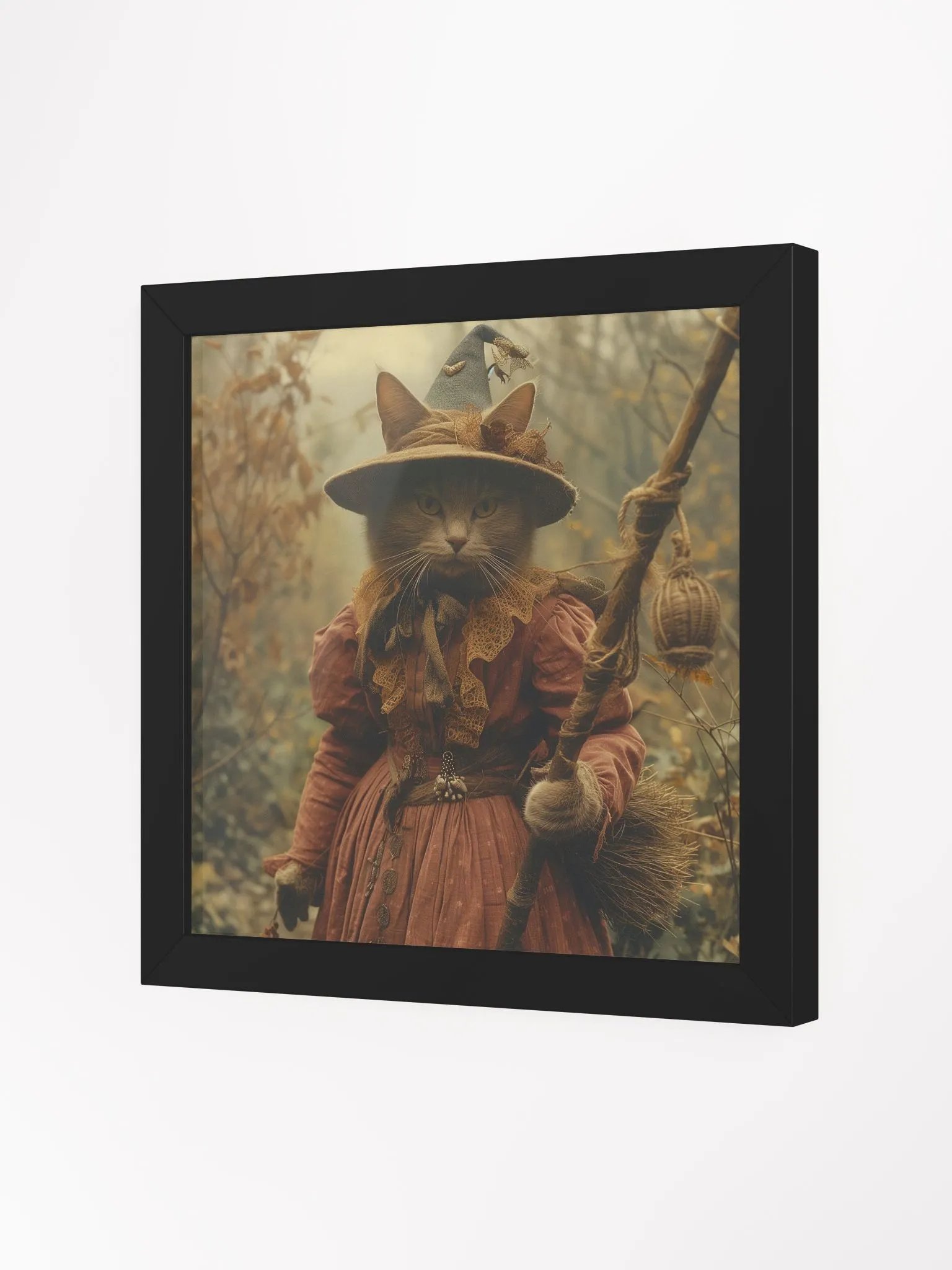 Regal Looking Orange Cat Witch Photography Wall Art product image (20)
