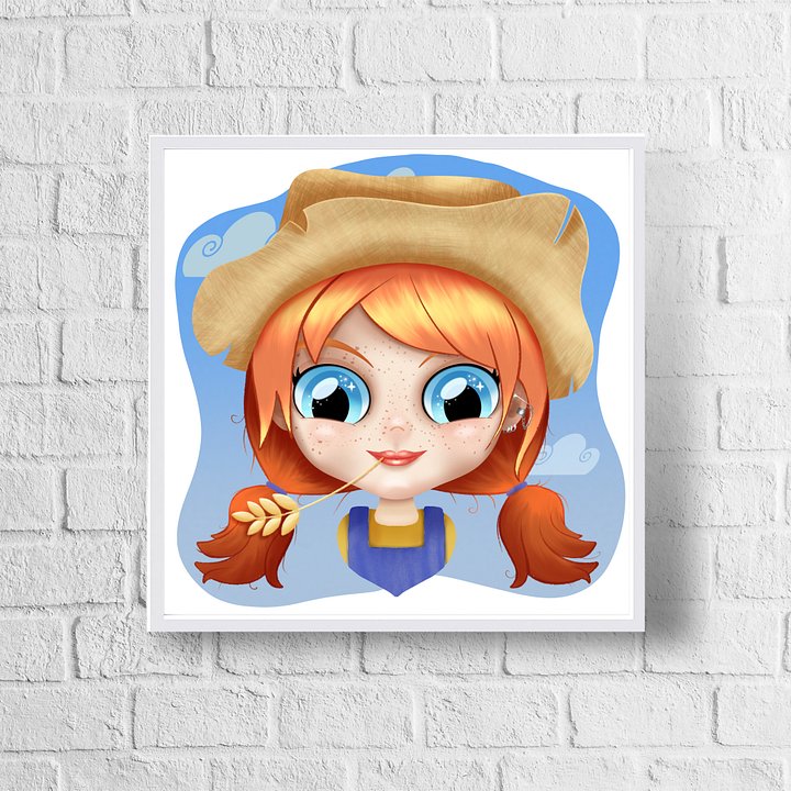 Country Farmer Girl - Digital File Only product image (2)
