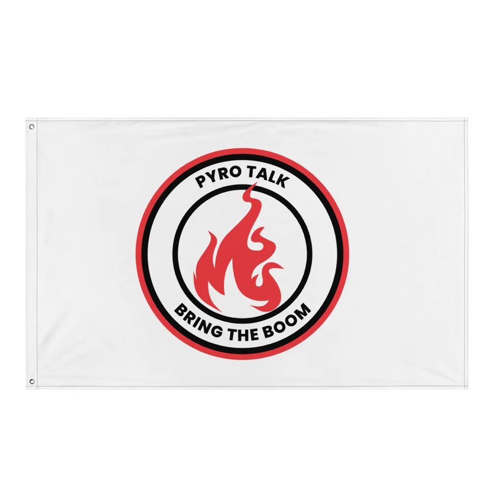 PyroTalk Logo Flag product image (1)