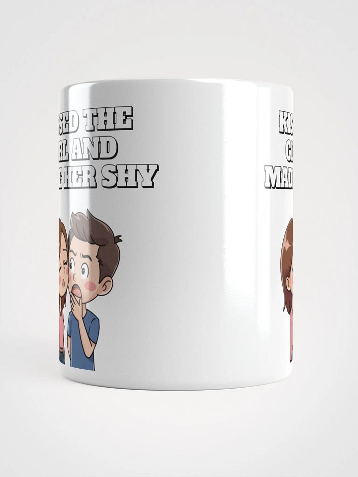 Kissed The Girl And Made Her Shy - Nursery Rhythm Parody White Mug product image (7)