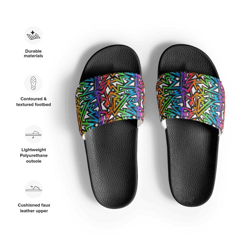 Rainbow Sparkle | Men's Slides product image (5)