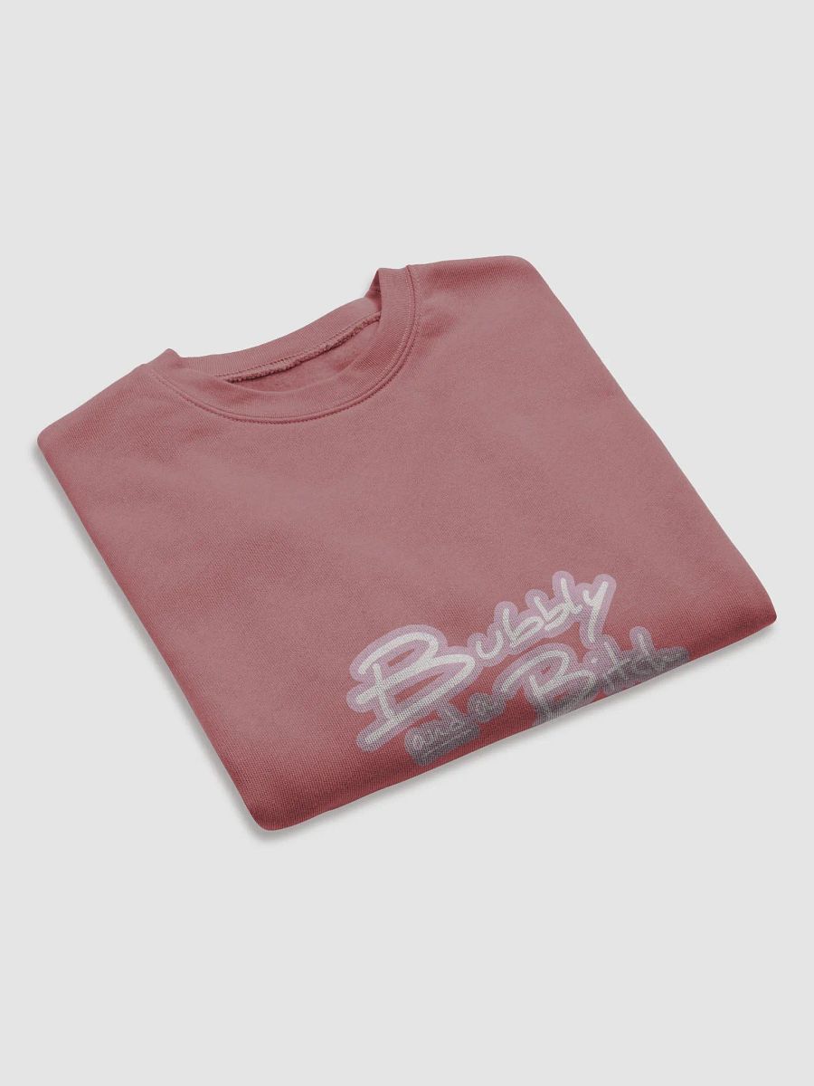 Bubbly and a B*tch (lined design, #E1B9CE) Women's Fleece Crop Sweatshirt product image (31)