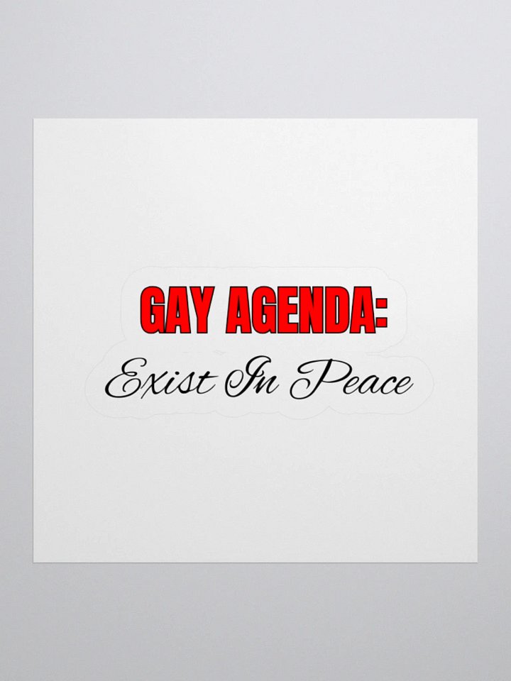 The Agenda Sticker product image (1)