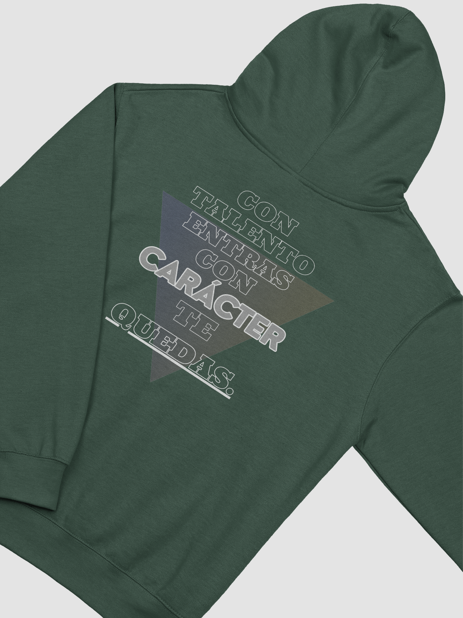 Talento y Caracter Midweight Hoodie Blk/Grey/Pnk product image (3)