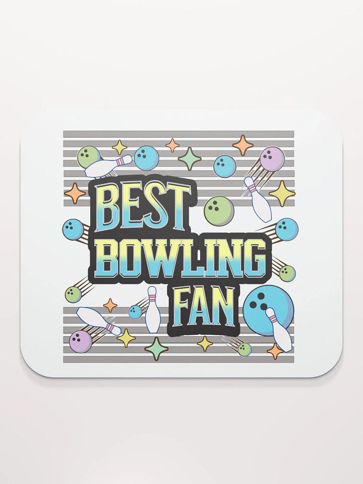 Best Bowling Fan Strike Ball Mouse Pad product image (2)