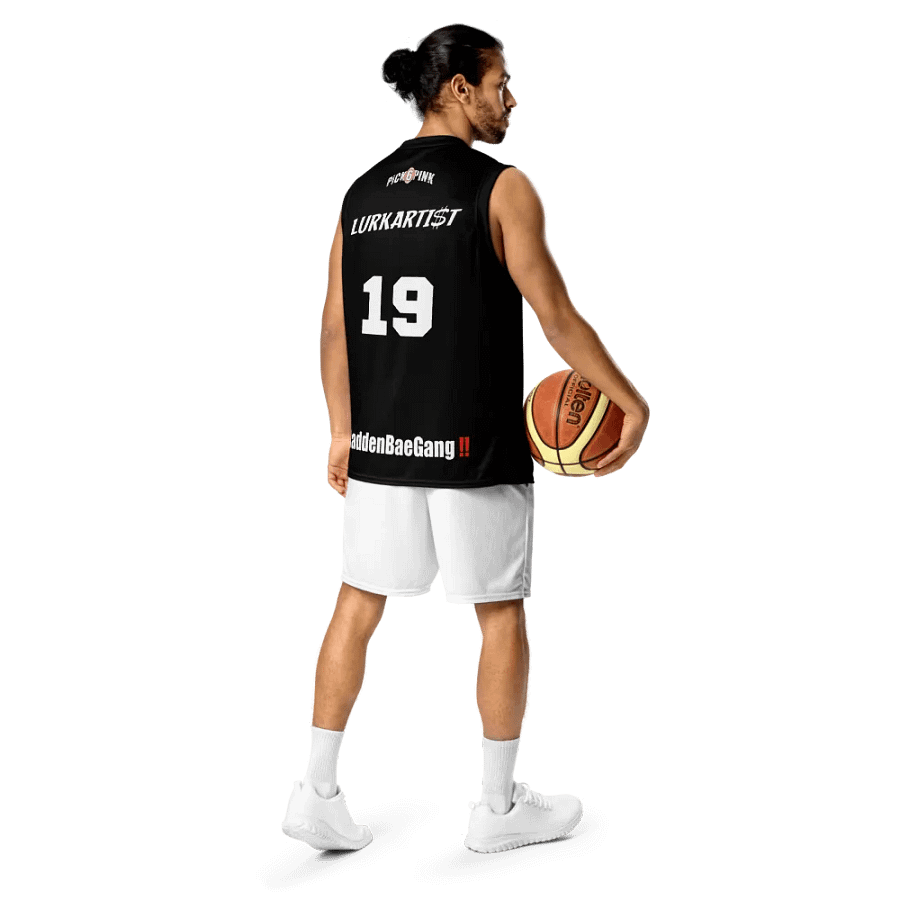 Madden Bae Jersey 👨‍🎨 (Black + White Logo) product image (4)